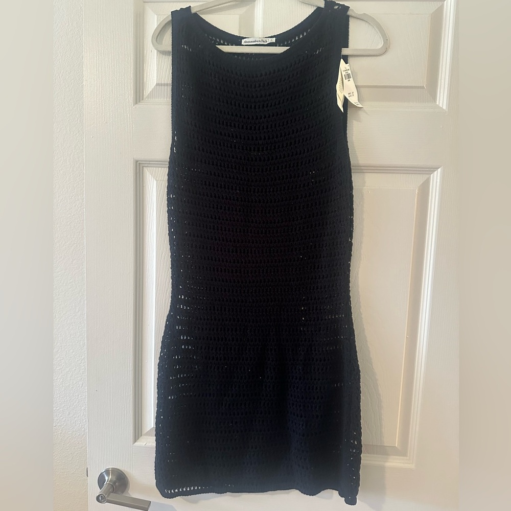 Abercrombie crochet style mini coverup dress